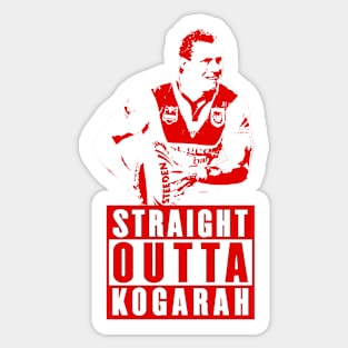 St. George Illawarra Dragons - Mark Gasnier - STRAIGHT OUTTA KOGARAH Sticker